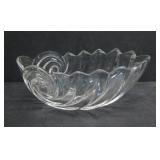 Mikasa Crystal Nautilus Seashell Dish 6' Tall