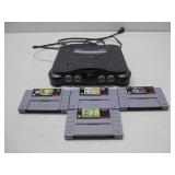 Nintendo 64 Console W/Four Games See Info