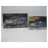 NIP Two Sealed Car Model Kits Revell SnapTite See
