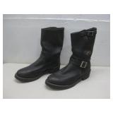 Mens Leather Red Wing Motorcycle Boots Sz 11 See