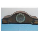 Vtg Westminister Rooboeck Wood Mantle Clock See