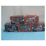 Five NIB Maisto Harley-Davidson Motorcycles See