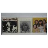 Three LP Vinyl Records Alice Cooper & Frank Zappa
