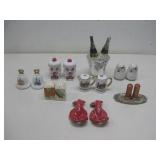 Eight Sets Of Vtg S & P Shakers Champagne See Info