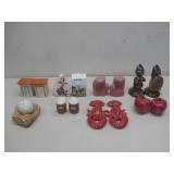 Eight Sets Of Vtg S & P Shakers See Info