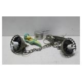 Vtg Hanging Light Fixture, Avon Gaylord Gator