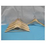(10) Wood Hangers