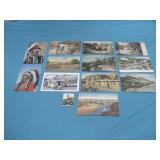 (12) Vtg Route 66 Post Cards