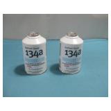 Two Dupont Suva 134a Cans