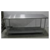 Stainless Steel Prep Table 72' x 30' x 34'