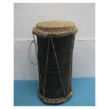 N/A Style Handmade Wood Drum 19.5' x 9.5' See Info