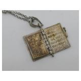 S.S Armenian Lords Prayer Necklace Hallmarked
