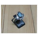 Sterling Silver Vtg Tested Turquiose Ring