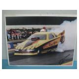 Vtg Dean Skuza Hawg Wild Car Autographed Print See