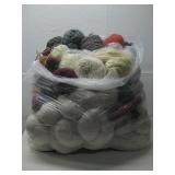 Assorted Knitting Yarn Skeins