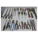 Assorted Tools, Screw Drivers Wrenches & More See