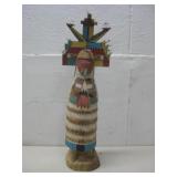 Sign Hopi Native American Kachina Doll 17' See