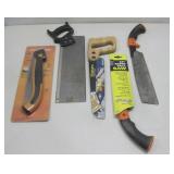 Five Assorted Saws Three NIP See Info