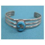 Silvertone N/A Style Cuff Bracelet