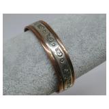 Rocky Little Navajo Handmade Silver/Copper Bracele