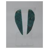 Large N/A Turquiose Earrings 20gms TW