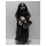 Animated Halloween Haunted Doll 36' Tall Works