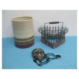 Ceramic Waste Bin, Decorative Wall Mask & More See