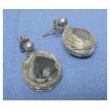 Wire Wrapped Stone Earrings