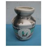 Signed Horse Hair Native American Pottery See Info