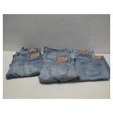 Six Vtg Levi 501 Button Fly Jeans See Info
