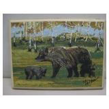 Fischer Bear Painting 12' x 9'