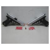 Two Toy Guns W/ Auto Ejection Shooting