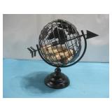 Metal Globe 'Corks Of The World' Cork Holder See