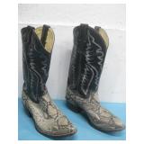 Justin Style 8617 Leather & Snake Skin Boots See