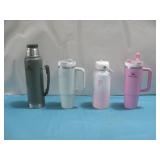 Two Stanley 30oz Tumblers, Stanley 1.1qt See Info