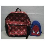 Two Spiderman Backpacks See Info