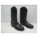 Vtg NOS Double-H Leather Boots Mens Sz 9D