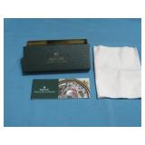 Vtg Rolex Service Division Box,Booklet & Cloth See