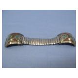 Vtg Southwestern Sterling Silver Chip See Info