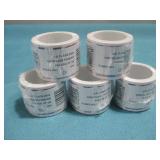 Five Rolls Of 2022 Postage Stamps