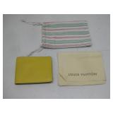 Louis Vuitton Wallet W/ Dust Bag & Drawstring See