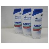 Three Head & Shoulders Old Spice Shampoos