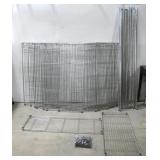 Unassembled Metal Shelving Racks See Info