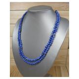 DTR S.S Double Strand Lapis Lazuli Necklace See;
