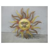 36' Metal Sun Wall Decor See Info