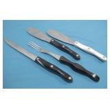 Two Cutco Spatula Spreaders,Turning Fork,Knife