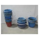 Assorted Plastic Utility Buckets See Info