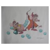 1988  Cinderella Production Sketch Print  See Info
