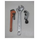 Pipe Wrench, Adjutable Crescent Wrench & More