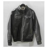 Tommy Hilfiger Faux Leather Coat Sz M